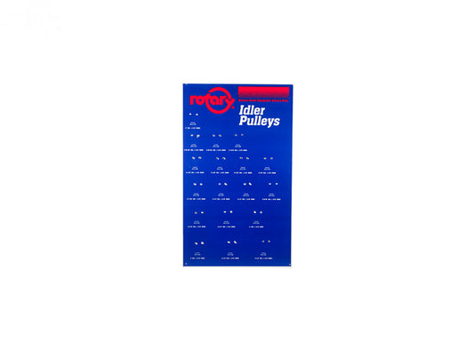 Idler Pulley Assortment Board Only  (Rotary 2695)