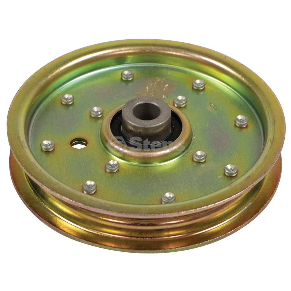 Mower Flat Idler Pulley Height: 7/8", ID: 1/2", OD: 5" (Stens 280-461)