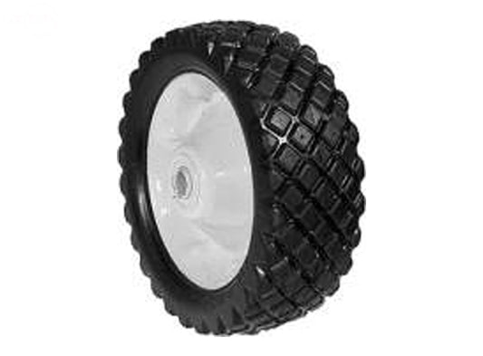 Steel Wheel 8 X 2.75 X 5/8" (Painted White) Rotary (287)