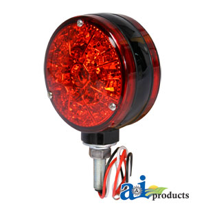 Safety Light; Red, LED, 12 Volt	 (28A44)