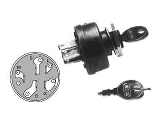Ignition Switch For Murray Rotary (2922)