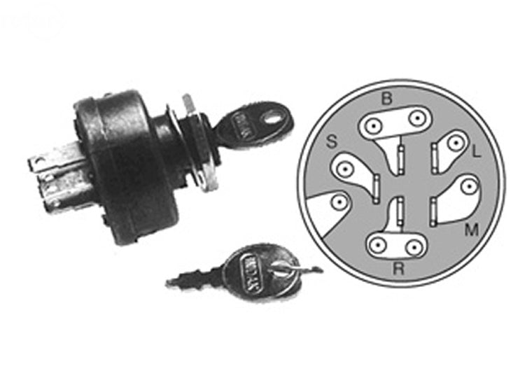 Ignition Switch For AYP Rotary (2941)