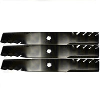 3 Predator Mulching Blades 54" Decks John Deere GY20679 GX21380 GY20684 GY20686
