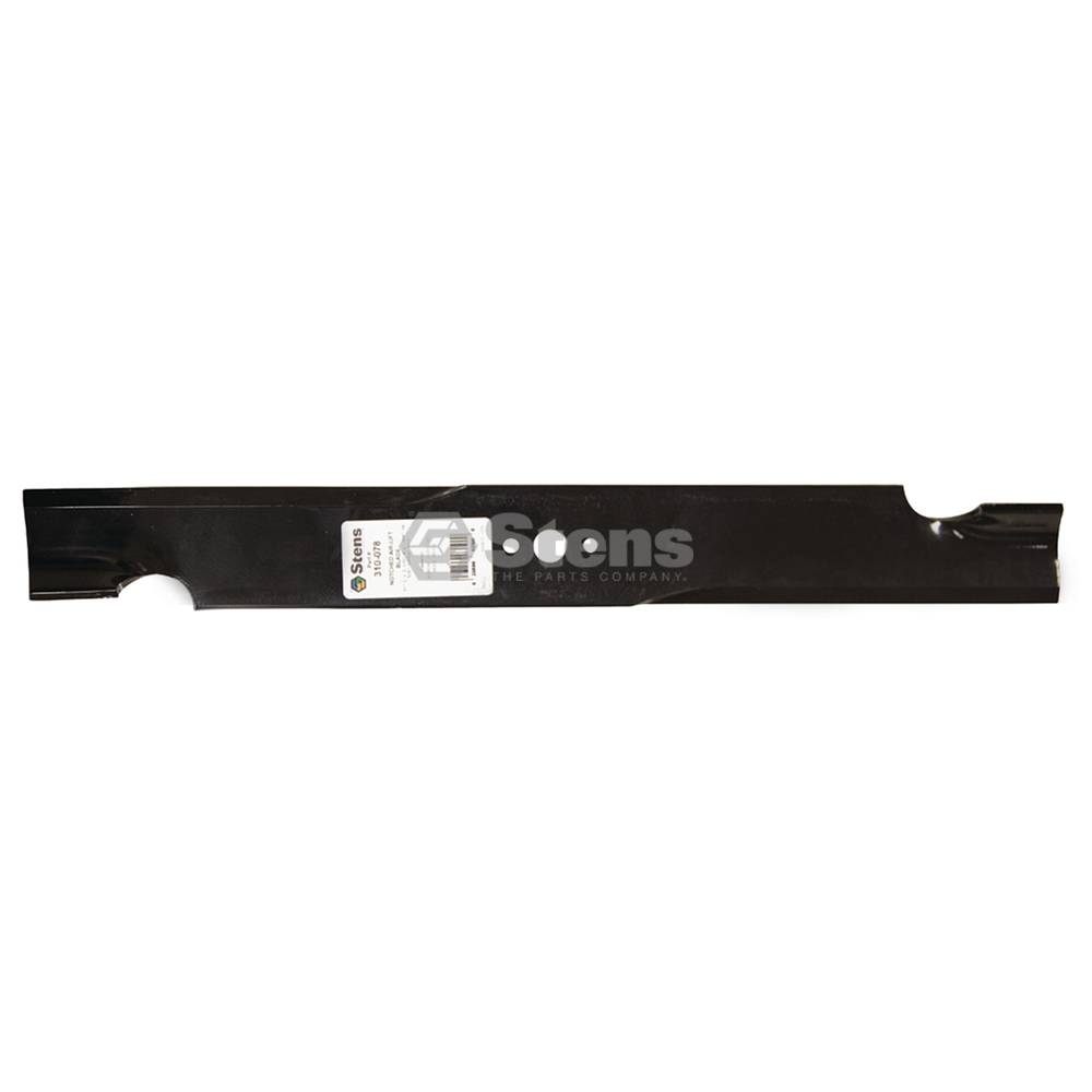 Lawnmower Notched Air-Lift Blade Bobcat 112111-03 (Stens 310-078)