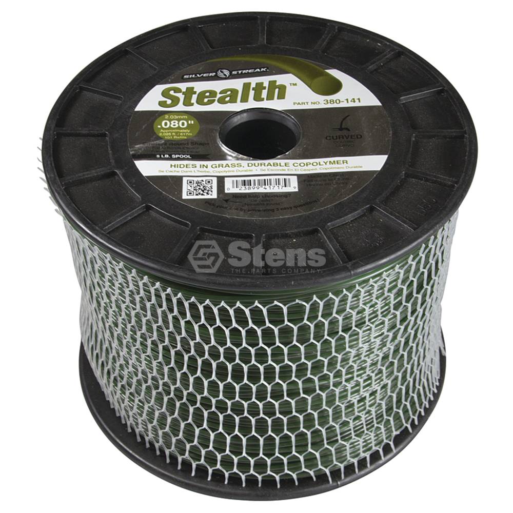 Stealth Trimmer Line .080 5 lb. Spool (Stens 380-141)