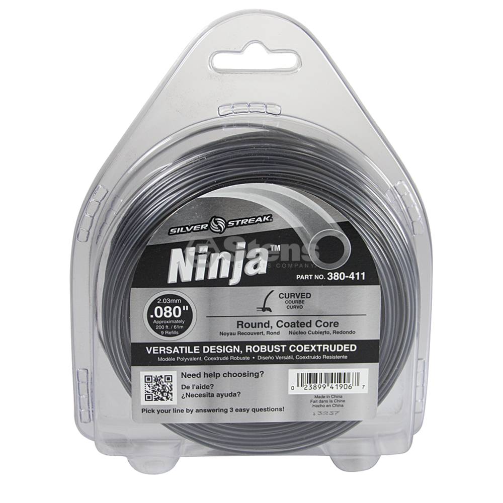 Ninja Trimmer Line .080 1/2 lb. Donut (Stens 380-411)