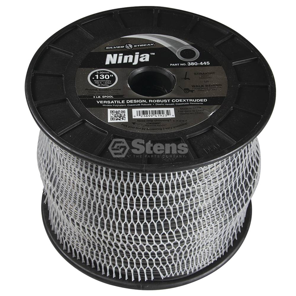 Ninja Trimmer Line .130 5 lb. Spool (Stens 380-445)