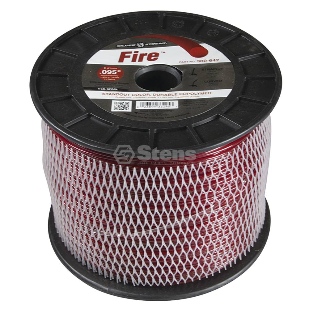Fire Trimmer Line .095 5 lb. Spool (Stens 380-642)