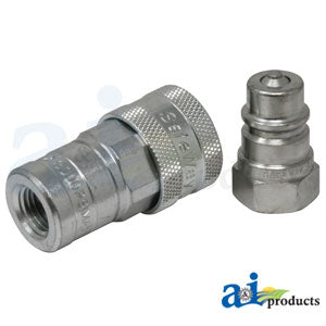 1/4-18 NPFT Hydraulic Quick Coupler Farm Oil 31-0180 (4000-2P)