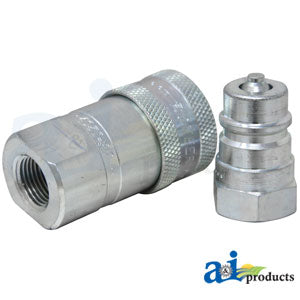 3/8-18 NPTF Hydraulic Quick Coupler (4000-3P-P)
