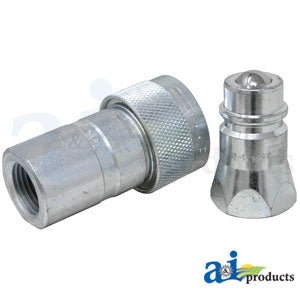 1/2-14 NPTF Hydraulic Quick Coupler (4000-4MB-P)