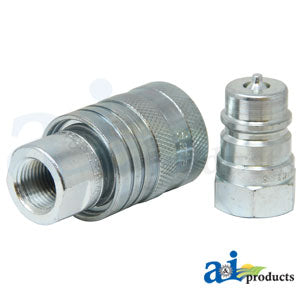 3/8-18 NPFT Hydraulic Quick Coupler Farm Oil 31-0525 (4200-3P)