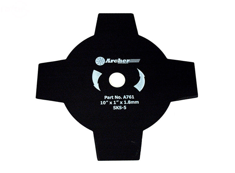 Brush Blade 10" X1" 4T Rotary (4280)