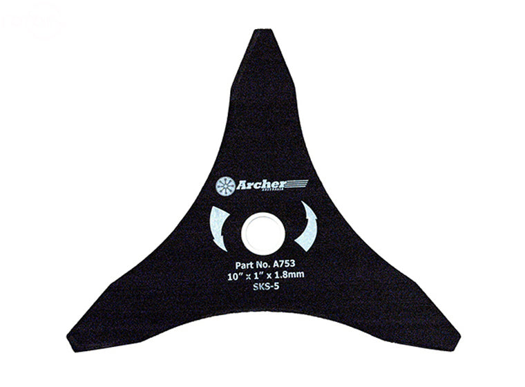 Brush Blade 10" X1" 3T Rotary (4413)