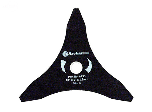 Brush Blade 10" X1" 3T Rotary (4413)