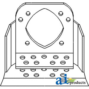 Rear Drawbar Hanger ford NCA809A (49B71R)