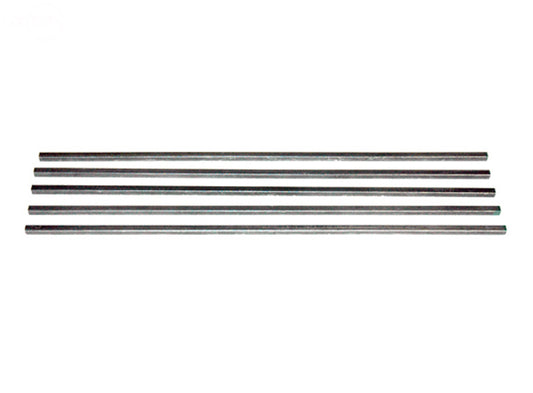 Pack of 5 Key STock Green 12" X 3/16" Rotary (5600)