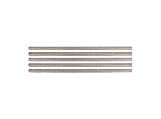 Pack of 5 Key STock Red 12" X 5/16" Rotary (5602)