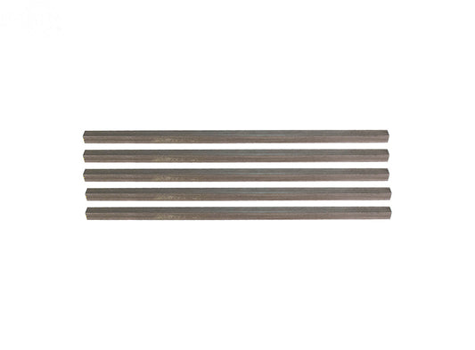 Pack of 5 Key STock Yellow 12" X 3/8" Rotary (5603)