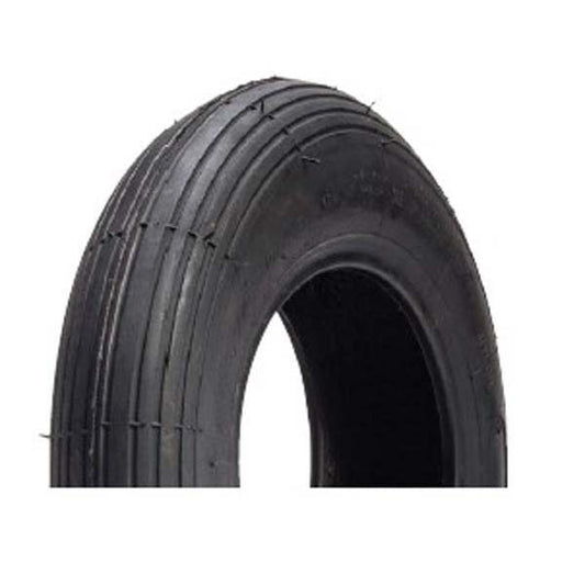 400-6 Wheel Barrow Rib Thread Tire, 2 Ply Tubeless
