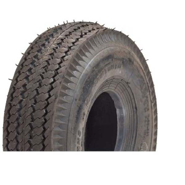 410/350-4 SawTooth Tread Tire, 4 Ply Tubeless