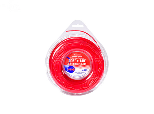 Trimmer Line.095 X 1/2 Lb. Donut Red Commercial Rotary (5923)
