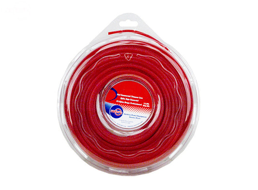 Trimmer Line.095 X 1 Lb. Donut Red Commercial Rotary (5927)