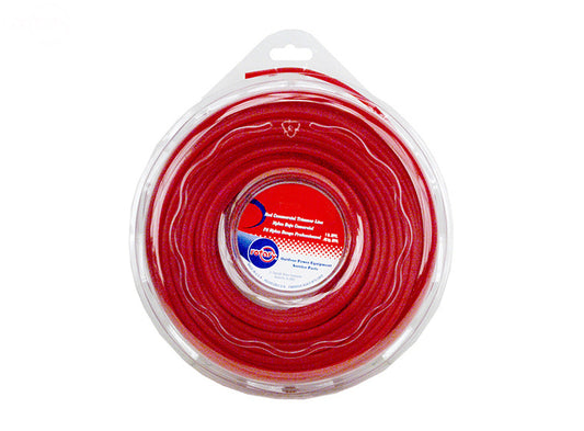 Trimmer Line.130 X 1 Lb. Donut Red Commercial Rotary (5929)