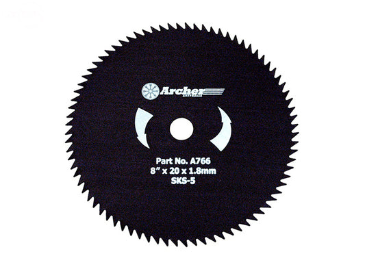 BrushCutter Blade 8" X 3/4 80T Rotary (5959)