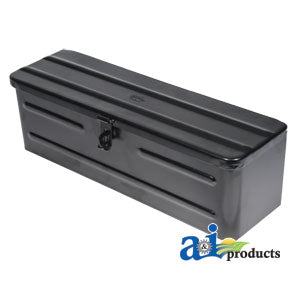 Black Metal Tool Box for Tractors (5A3BL)