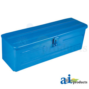 Blue Metal Tool Box for Tractors (5A3BU)