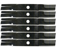 6 New XHT Heavy Duty Blades 60" Decks Kubota K5647-34340 K5647-34330 For ZD326