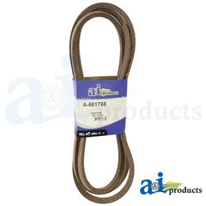 5/8" x 133" Wrapped Aramid Cord Deck Belt for Hustler Mower (601788)