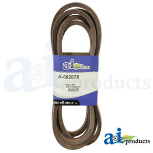 5/8" x 169.375" Wrapped Aramid Cord Belt for Hustler Mower (602078)