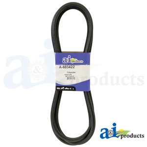 5/8" x 141.4" Double Angle Polyester Cord Belt for Hustler Mower (603422)