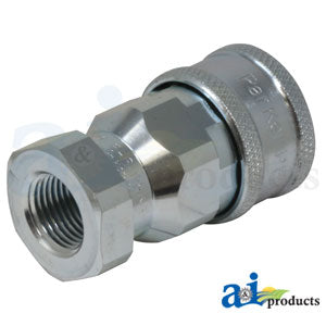 3/8" Female Coupler Body 3/8-18 NPTF (6601-6-6-P)