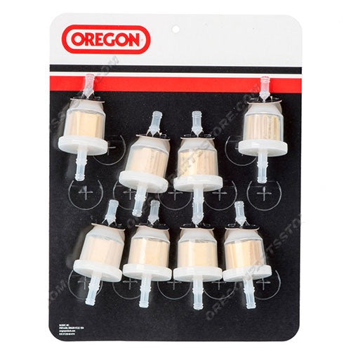 In-Line Fuel Filter Hanging Display Card 8 Pack for John Deere AM116304