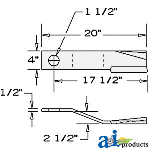 Rotary Cutter Blade 04-6T1021RS (6T1021RS)