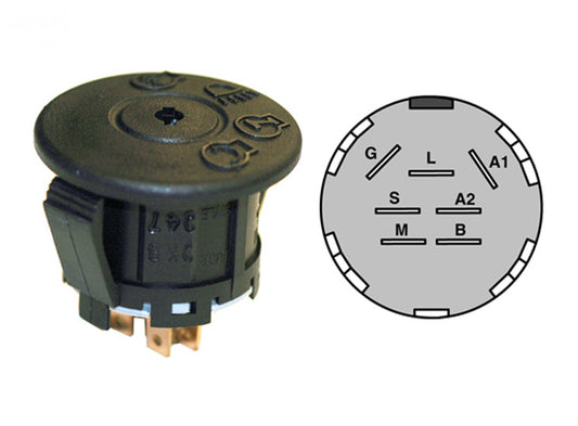 Ignition Switch For Murray Rotary (7015)