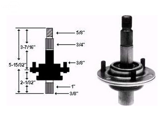 Spindle Assembly MTD Rotary (7156)