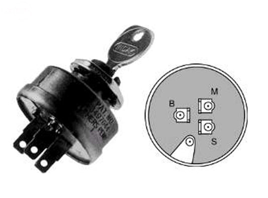 Ignition Switch For Snapper Rotary (7179)
