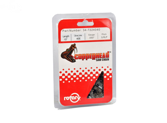 .050 3/8 40 Lks Lp Chisel Without Bumper Link Rotary (7224040)