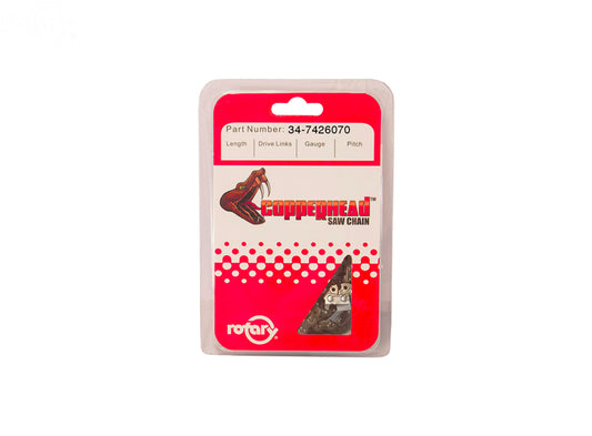 .050 3/8 Std 70 Lks Semi Chisel Without Bumper Link Rotary (7426070)