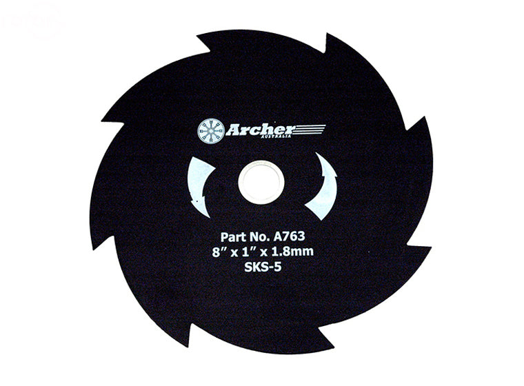 Brush Blade 8" X 1" 8T Rotary (7862)
