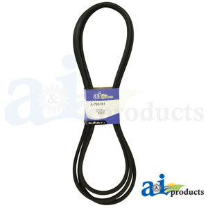 5/8" x 214.25" Double Angle Aramid Cord Deck Belt for Hustler Mower (795781)