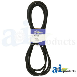 5/8" X 229.375" Double Angle Aramid Cord Deck Belt for Hustler Mower (797167)