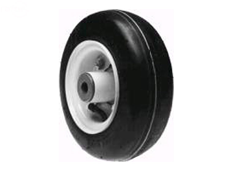Wheel Assembly Smooth 8X300X4 (8X400-4) 4Ply Walker (White) Rotary (7982)