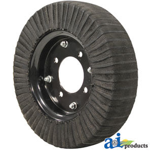 4" x 8" Tail Rim Assembly Wheel for Mowers (80A500)