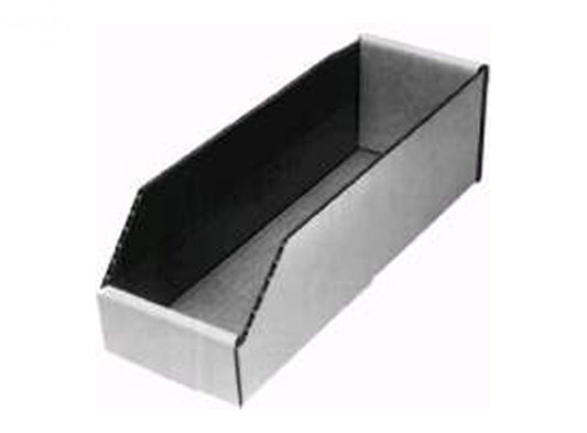 Pack of 10 Bin Box White 4" X 12-1/2" Rotary (8203)