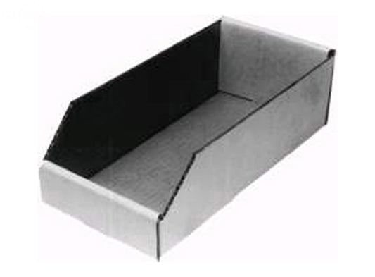 Pack of 10 Bin Box 6 X 12-1/2" White Rotary (8204)